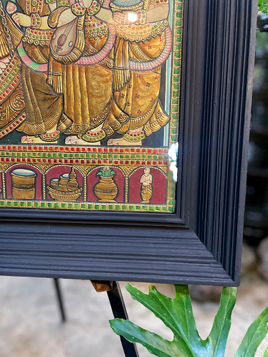 Tanjore painting Raja Rajeshwari Devi