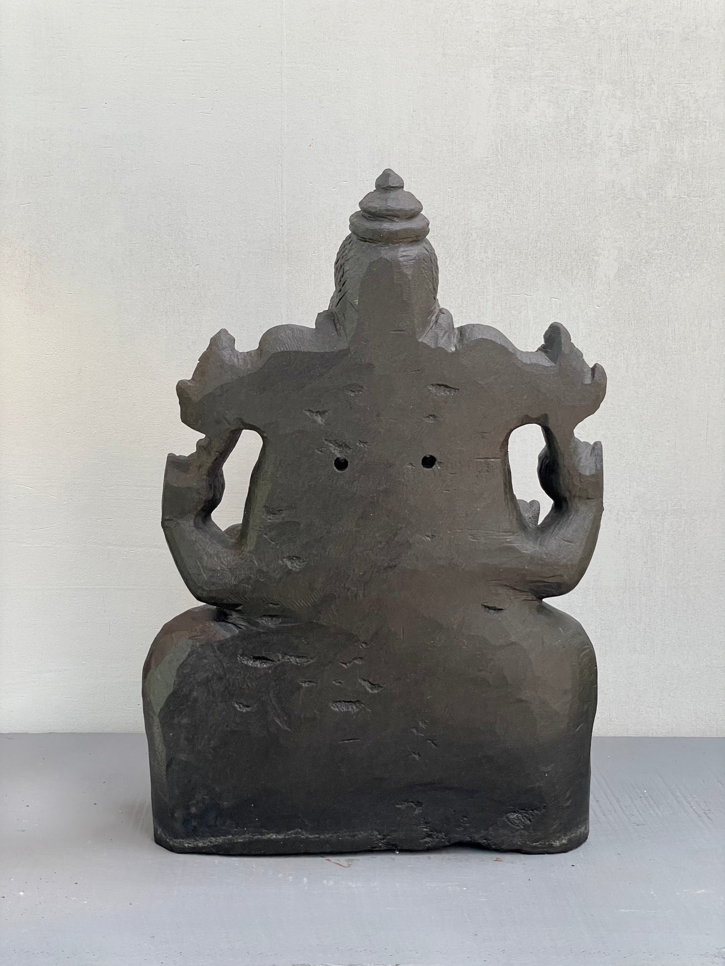 Ganesha Granite Statue - Large Black