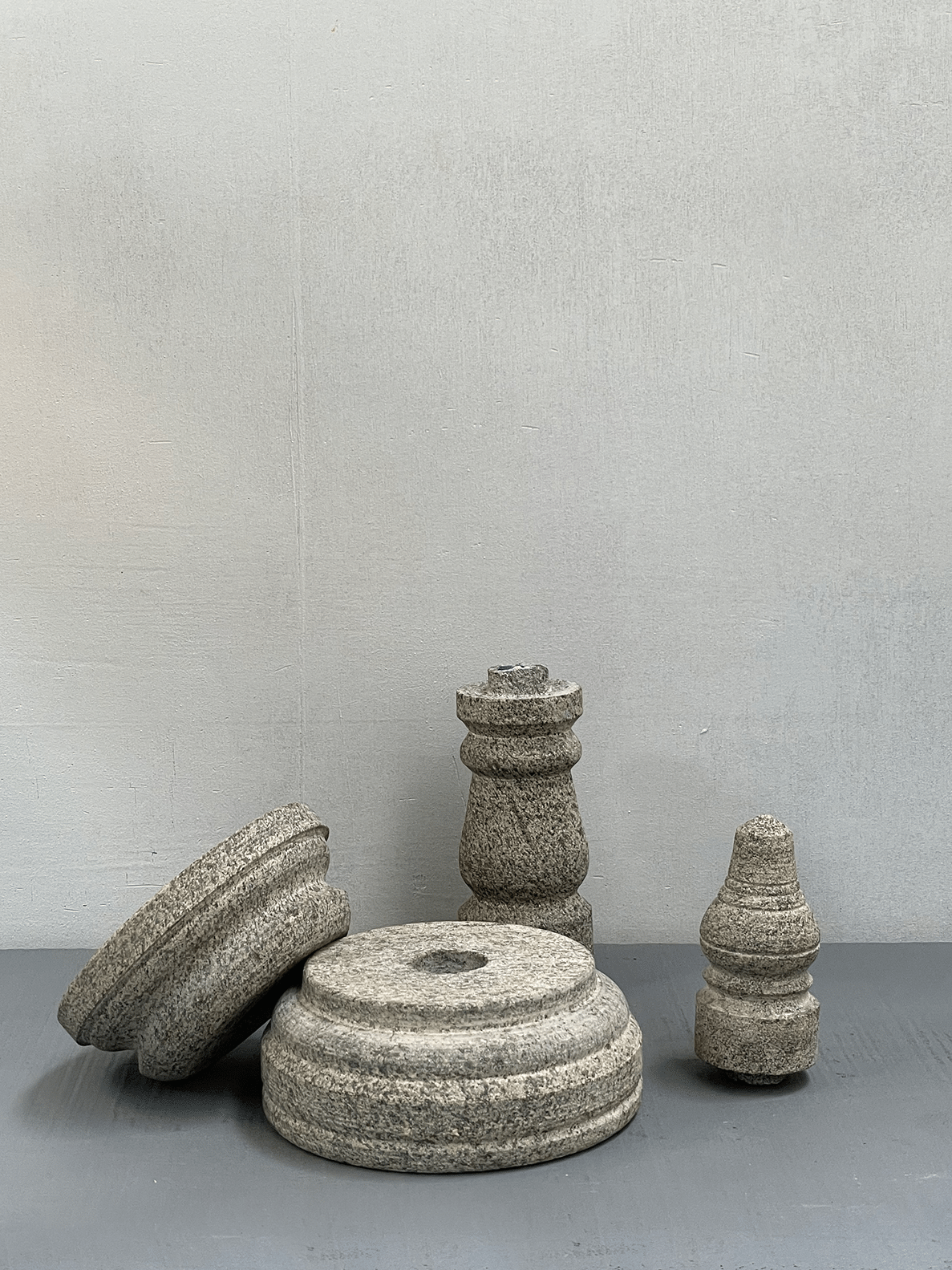 Granite Temple Lamp / ದೀಪ - Small