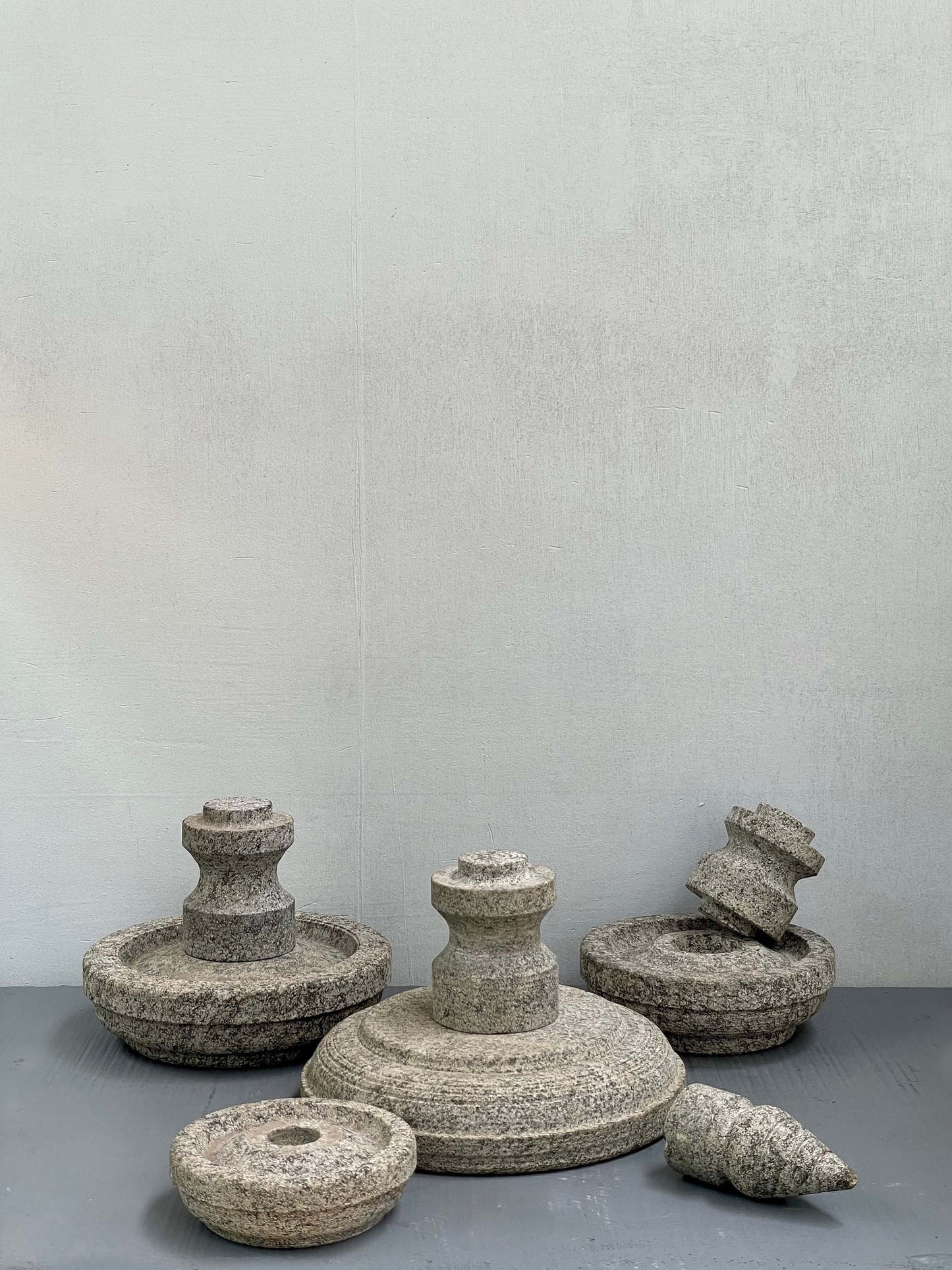 Granite Temple Lamp / ದೀಪ - 3 Layered Mini