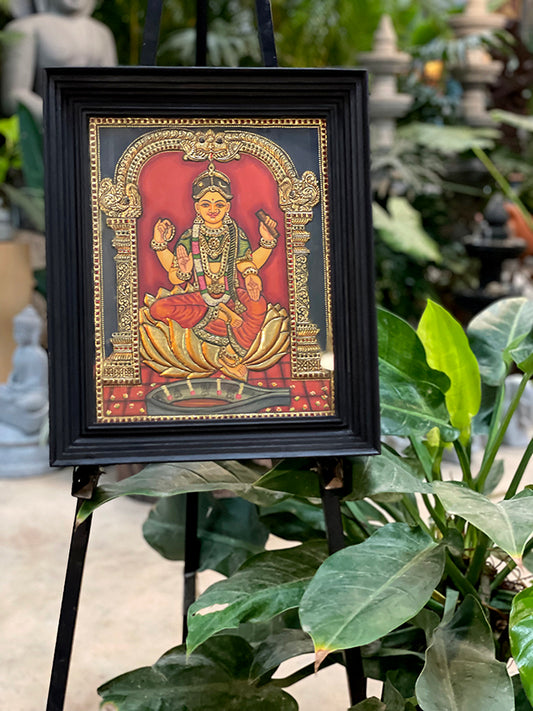 Tanjore Painting - Tripura Sundari ತ್ರಿಪುರ ಸುಂದರಿ