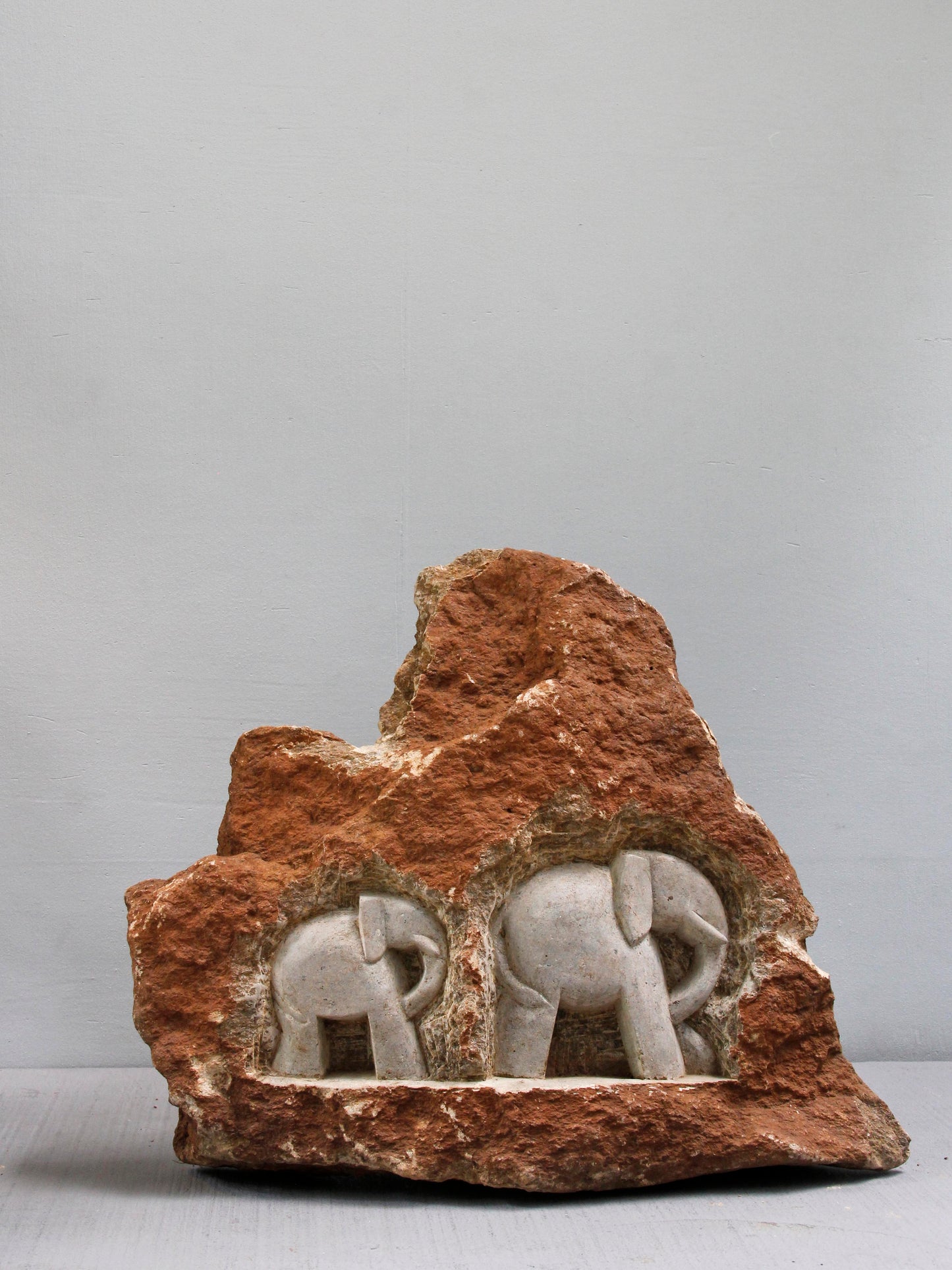 Natural Rock Décor Elephant Double - Large