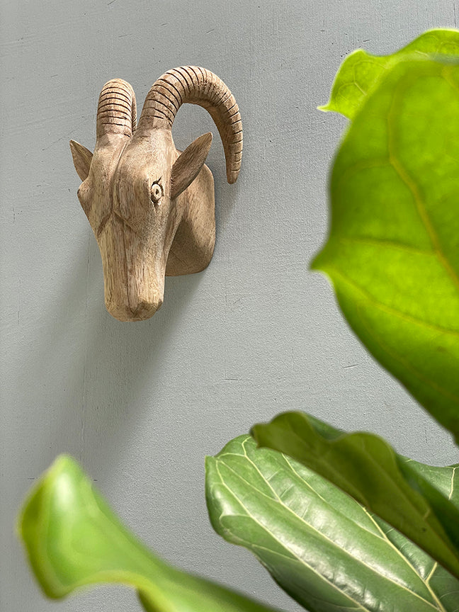 Ram Head - Wooden
