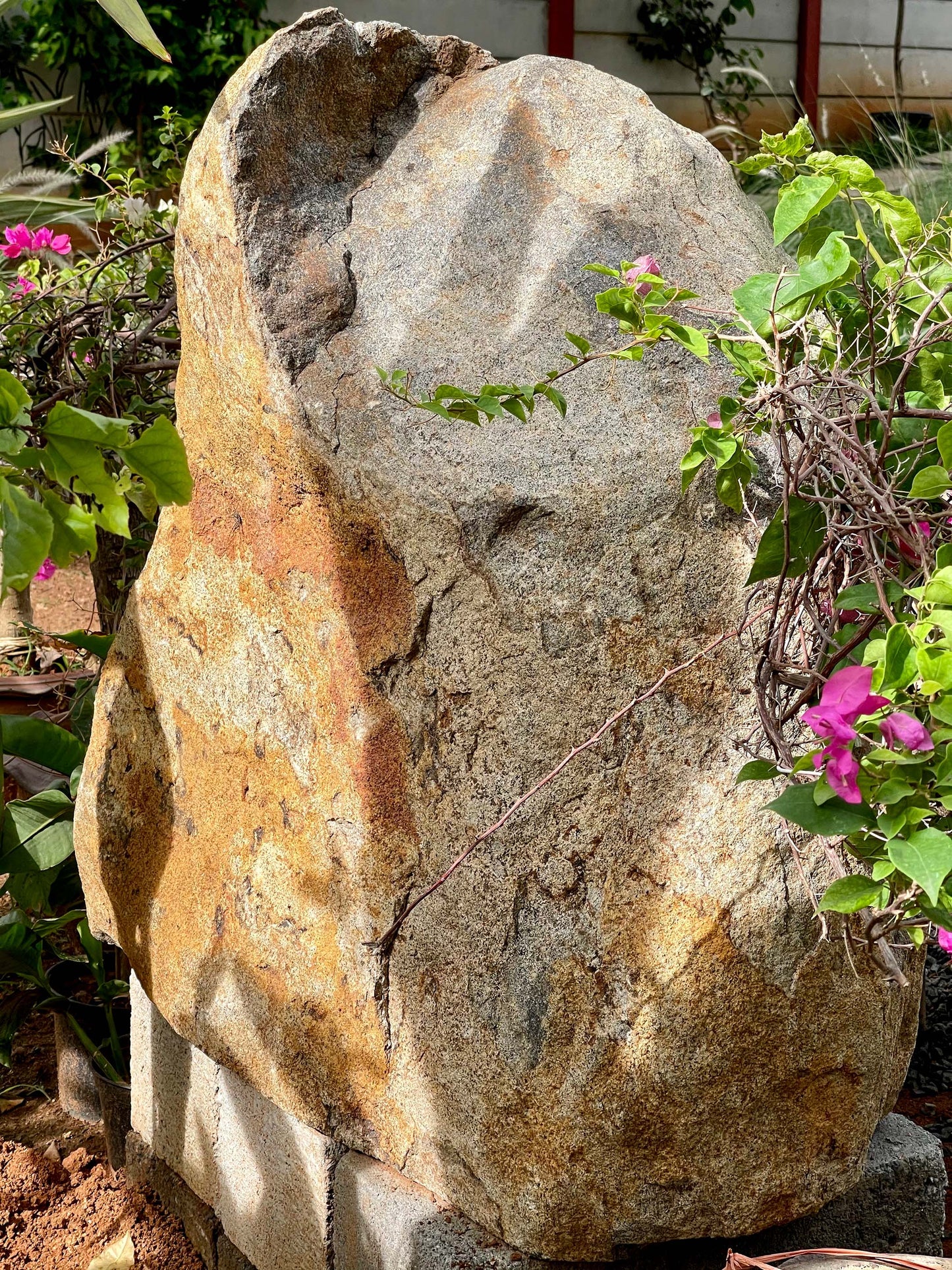 Natural Boulder Ganesha ಬಂಡೆ ಗಣೇಶ - Large