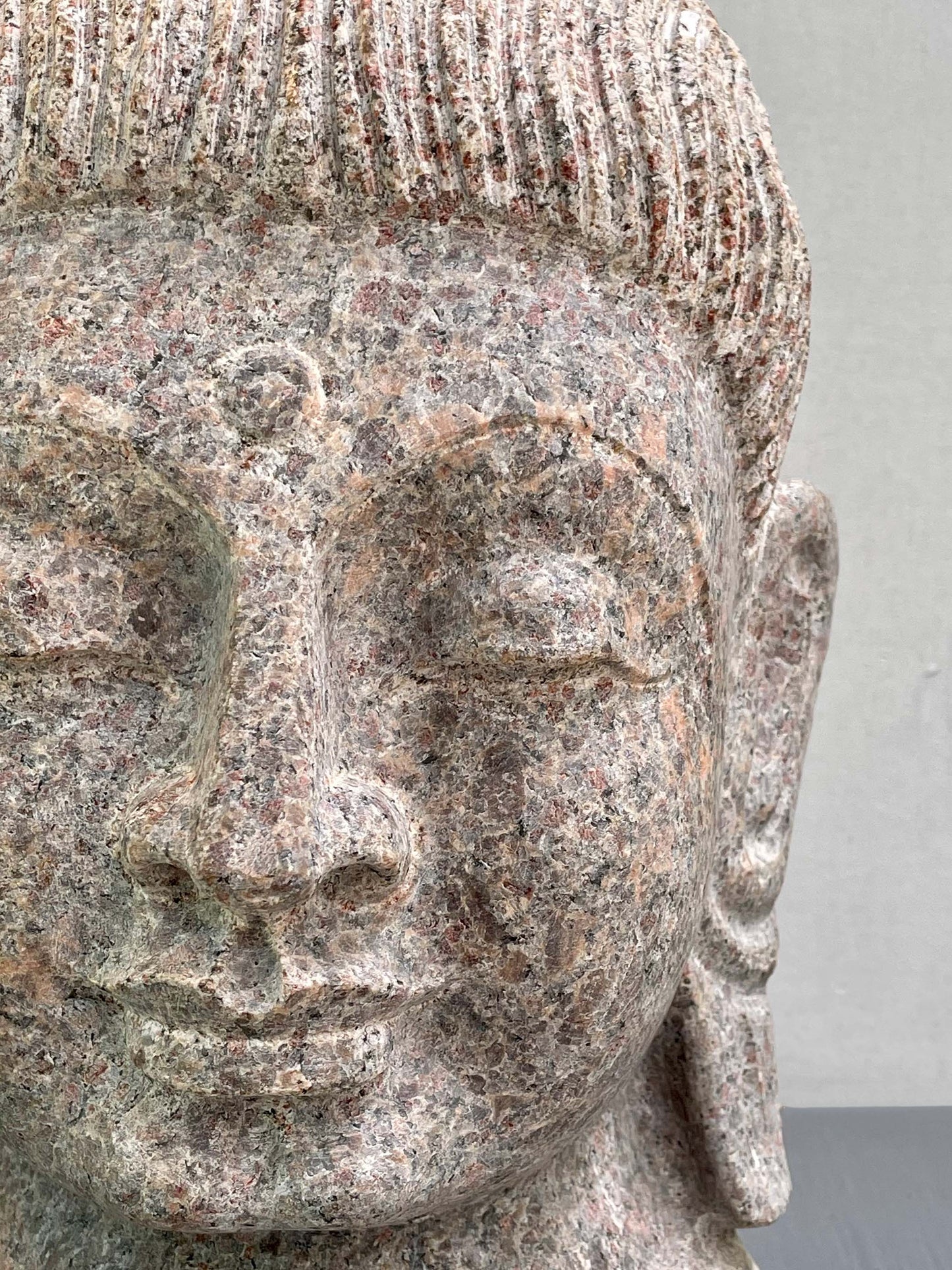 Buddha Bust Granite Statue