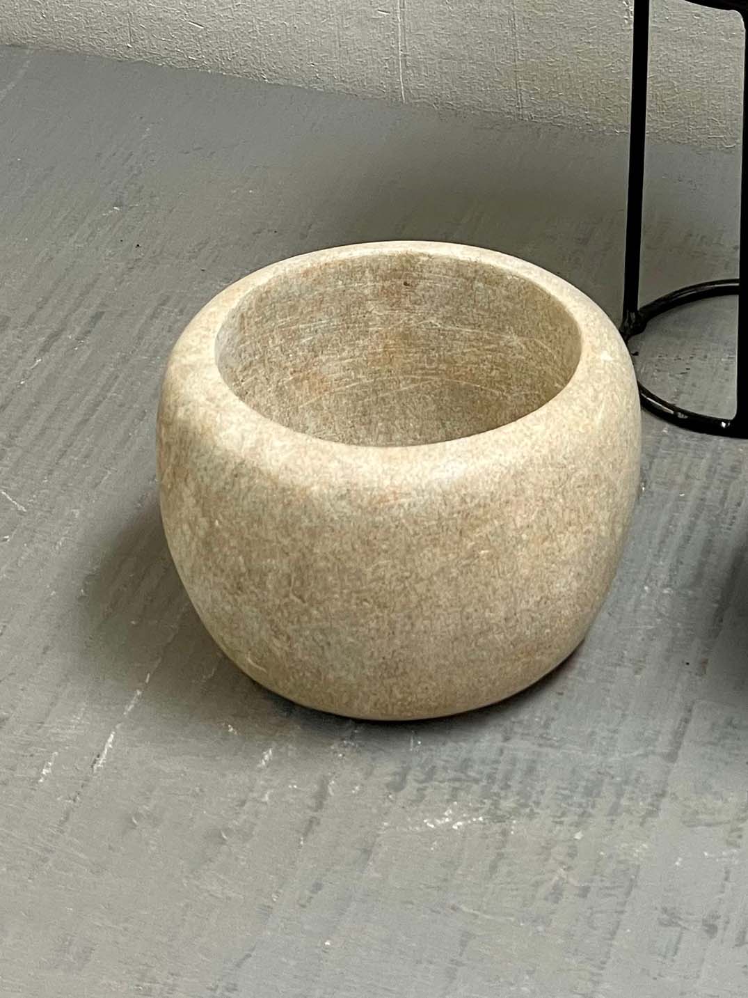 Round Stone Planter / Bowl