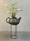 Potted Teapot Ceramic - Elephant Grey