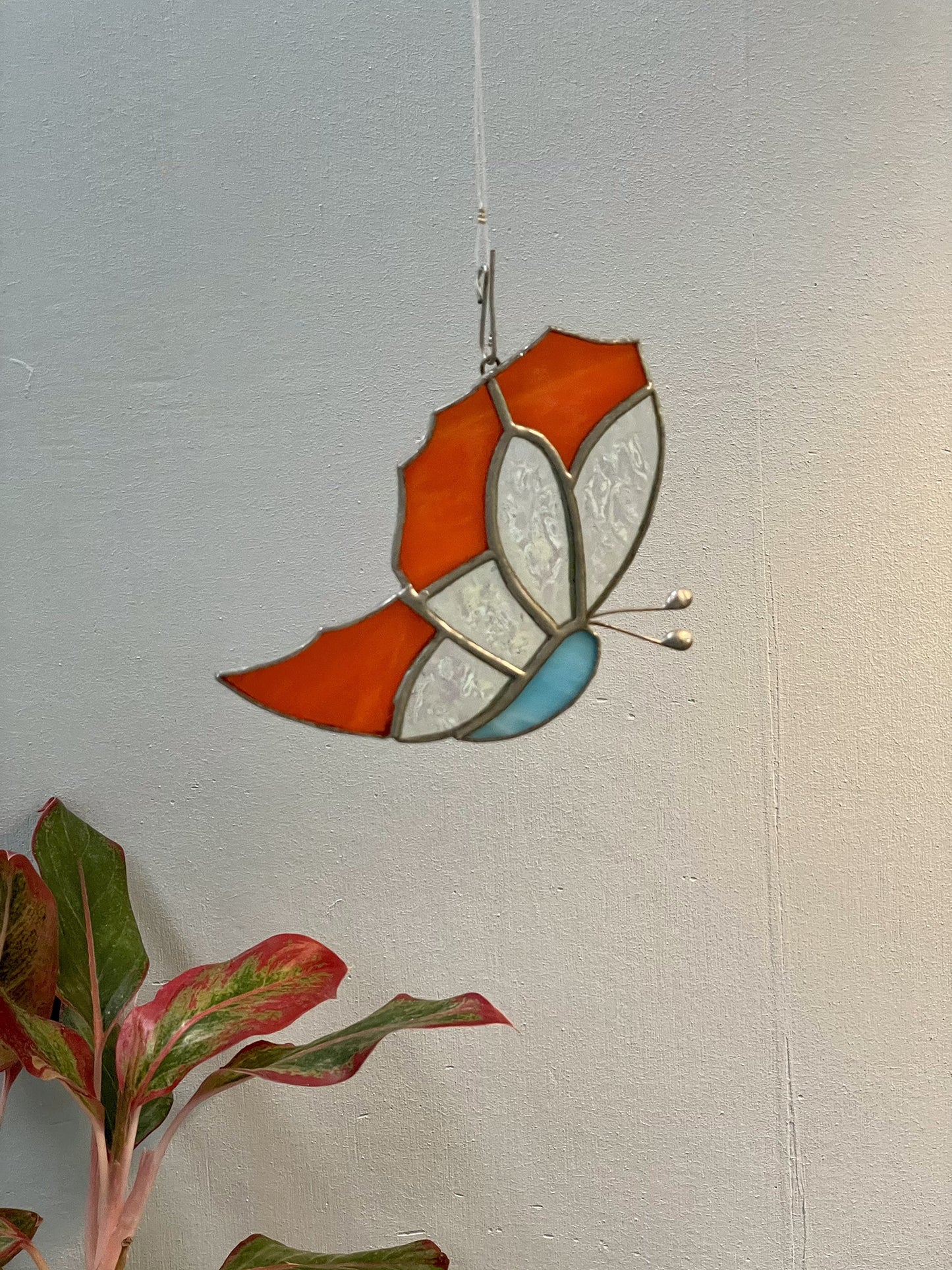 Stained Glass Suncatcher - 2D Butterfly Large