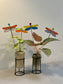 Stained Glass Suncatcher - DragonFly stake