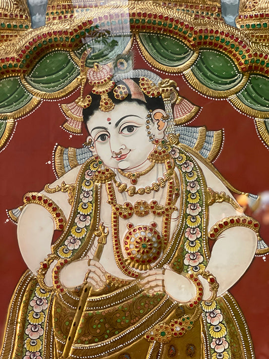 Tanjore Painting - Krishna ಕೃಷ್ಣ